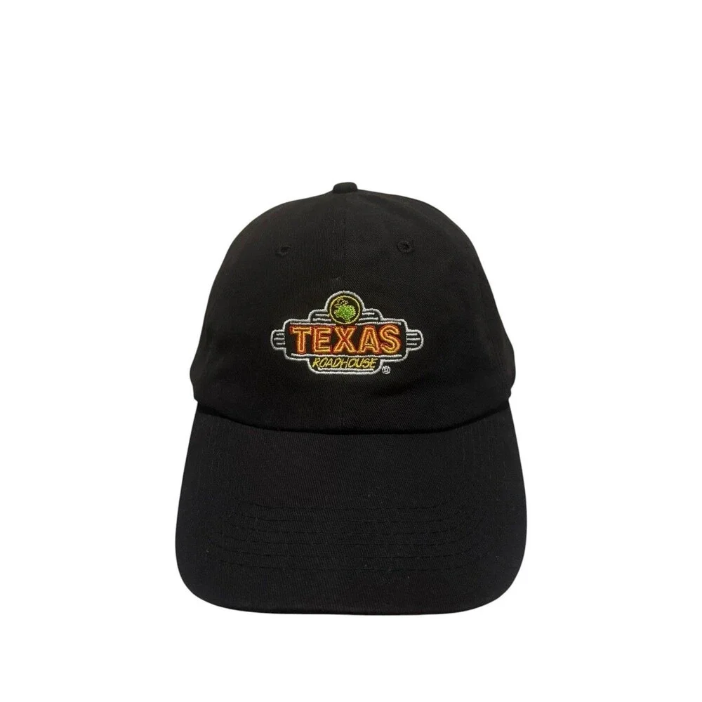 Texas Roadhouse Embroidered Logo Universal OSFA Black Cap